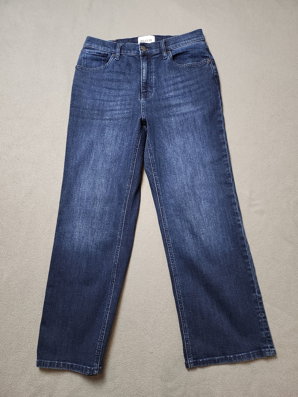 DUER Women's Performance Denim+ High Rise Straight Jean Sz 29